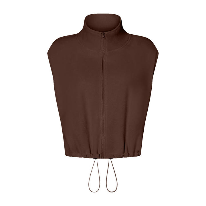 Olivenorma Full Zip Sleeveless Workout Yoga Active Jacket Vest Athletic Hoodies - image 12