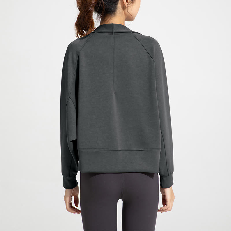 Olivenorma Long Sleeve Soft Open Front Jacket Meditation Yoga Tops Cardigan - image 10