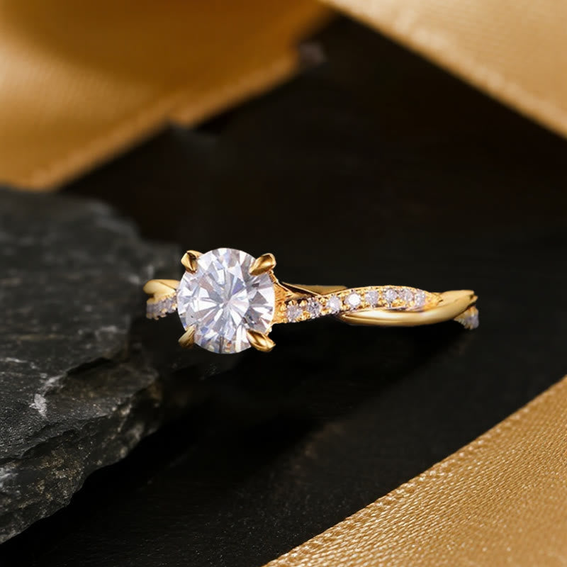 Olivenorma Eos' First Light Moissanite Ring - image 7
