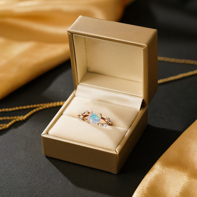 FREE Today: Helios Opal Gilded Vine Ring - image 2