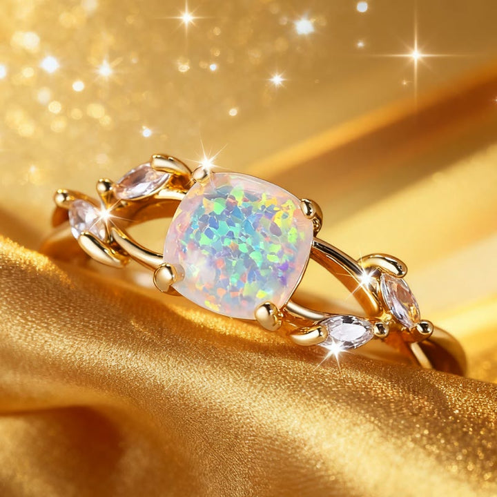 FREE Today: Helios Opal Gilded Vine Ring - image 4