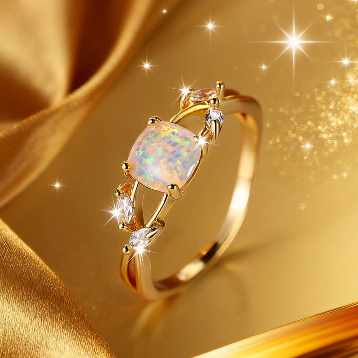 FREE Today: Helios Opal Gilded Vine Ring - image 3