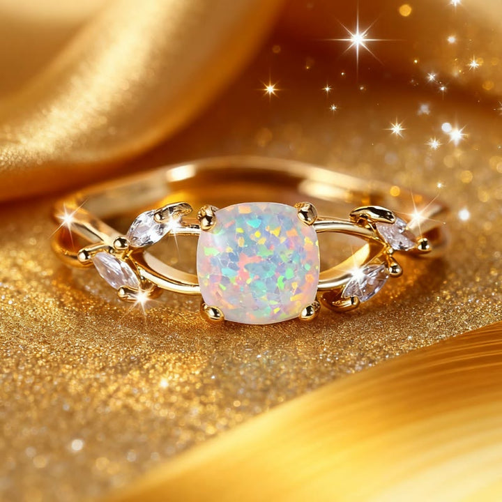 FREE Today: Helios Opal Gilded Vine Ring - image 5