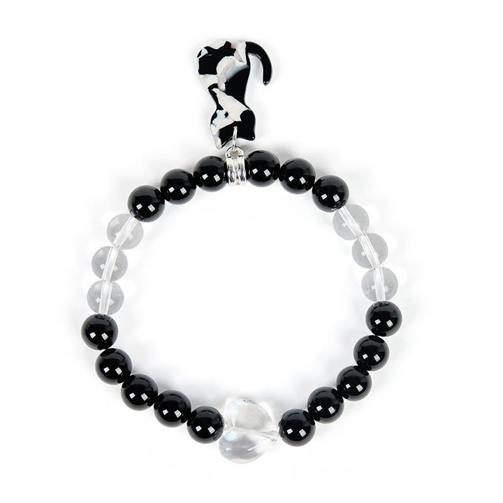 Olivenorma Guardian Tuxedo Cat Gemstone Bracelet - image 6