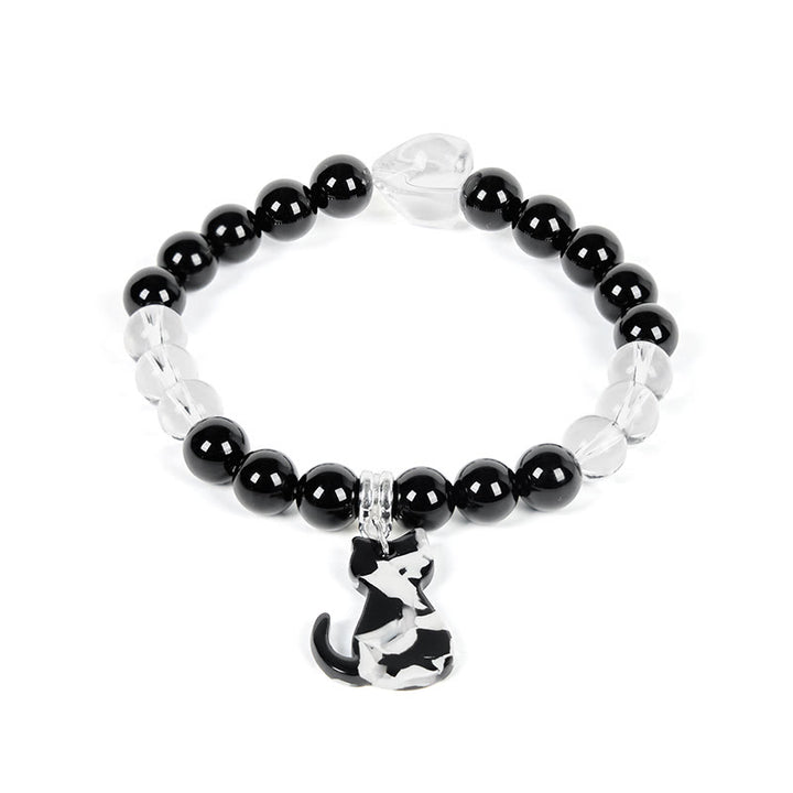 Olivenorma Guardian Tuxedo Cat Gemstone Bracelet - image 5