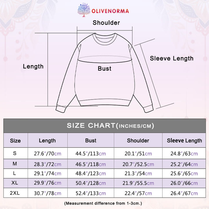 Olivenorma YOU ARE THE UNIVERSE... Motto Inspiritual Fleece Sweatshirt - image 2