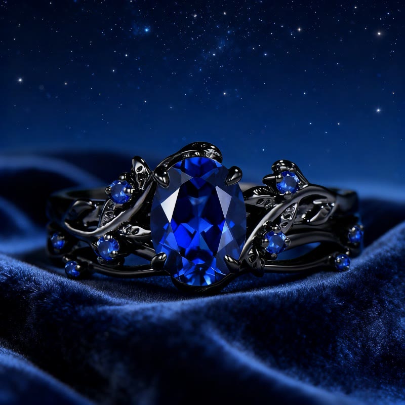 Olivenorma ​Hesperides' Night Ring​​ - US 10 - Sapphire - image 6