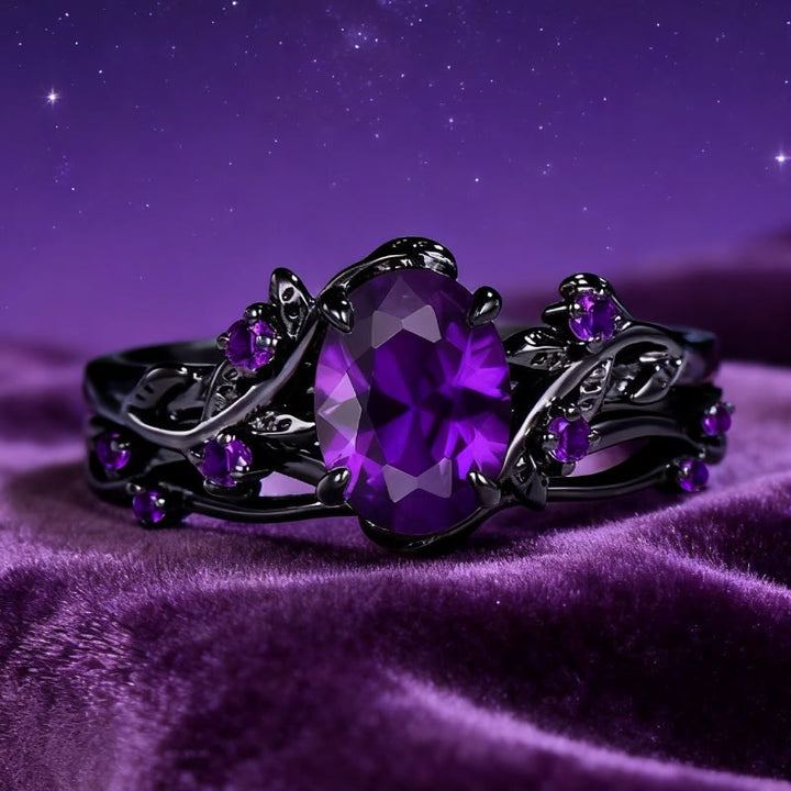 Olivenorma ​Hesperides' Night Ring​​ - Amethyst - US 11 - image 11