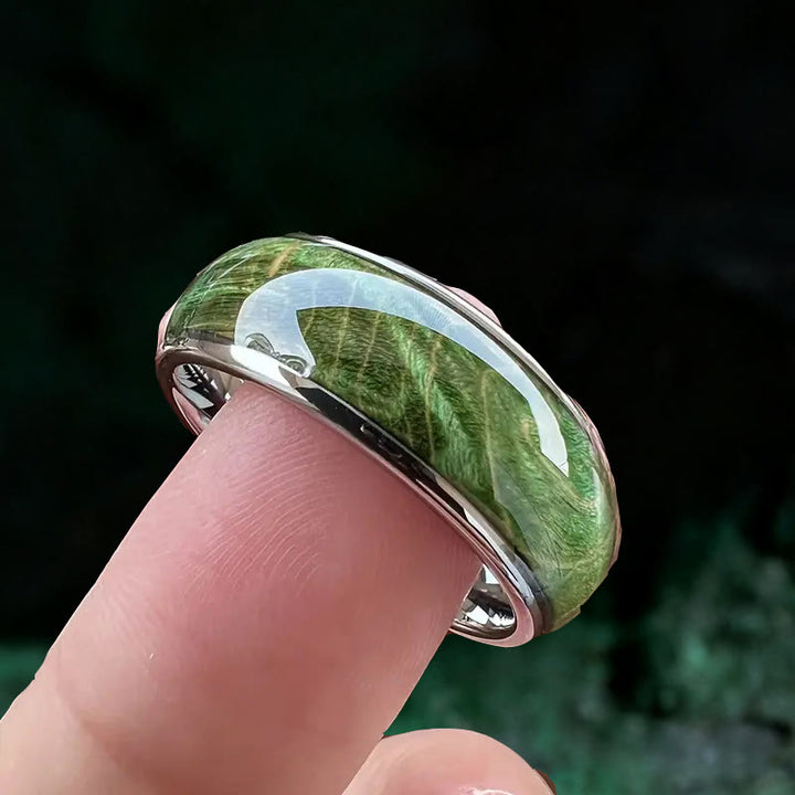 Olivenorma Verdant Canopy Serpentinite Ring - image 2