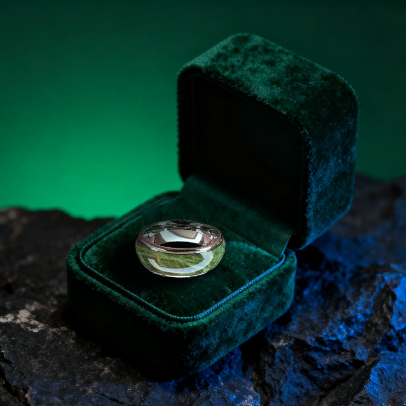 Olivenorma Verdant Canopy Serpentinite Ring - image 3
