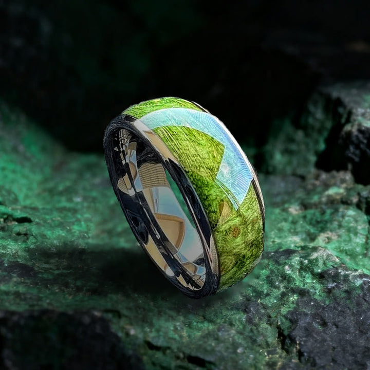 Olivenorma Verdant Canopy Serpentinite Ring - image 4