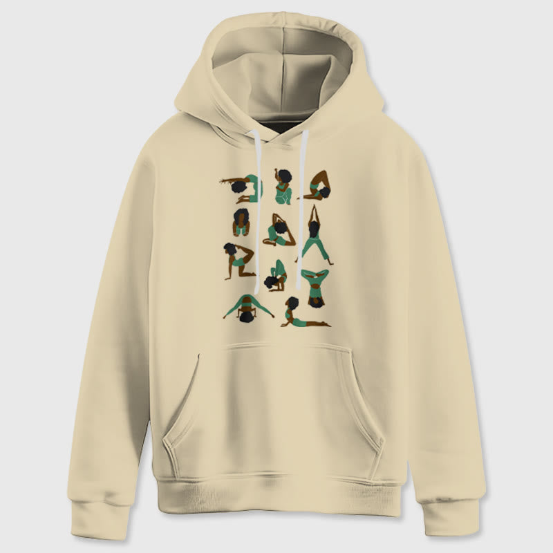 Olivenorma Yoga Poses Oversized Sweatshirts Outfits Fleece Sweaters Tops Hoodies - image 13