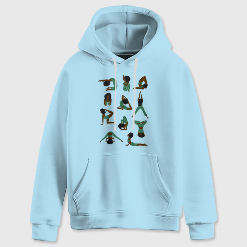 Olivenorma Yoga Poses Oversized Sweatshirts Outfits Fleece Sweaters Tops Hoodies - image 1