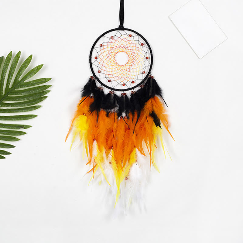 Olivenorma Dance of the Flames Dreamcatchers Halloween Decor Native American Dream Catcher - image 2