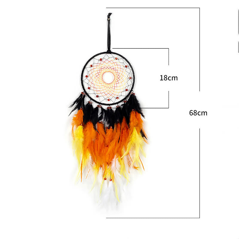 Olivenorma Dance of the Flames Dreamcatchers Halloween Decor Native American Dream Catcher - image 6