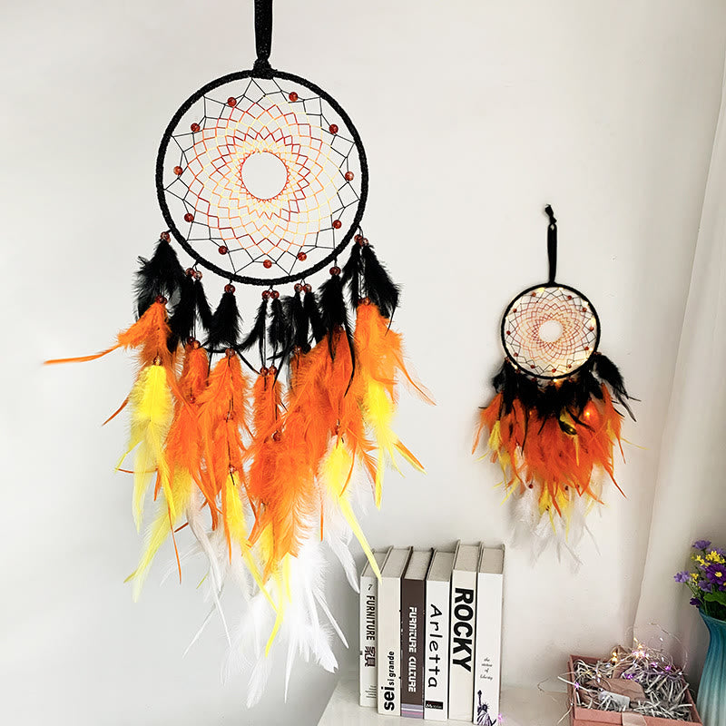 Olivenorma Dance of the Flames Dreamcatchers Halloween Decor Native American Dream Catcher - image 1
