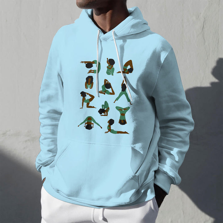 Olivenorma Yoga Poses Oversized Sweatshirts Outfits Fleece Sweaters Tops Hoodies - image 2