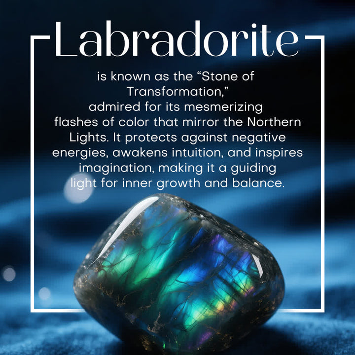 FREE Today: Labradorite Aurora Protection Stone - Labradorite with Card - image 0