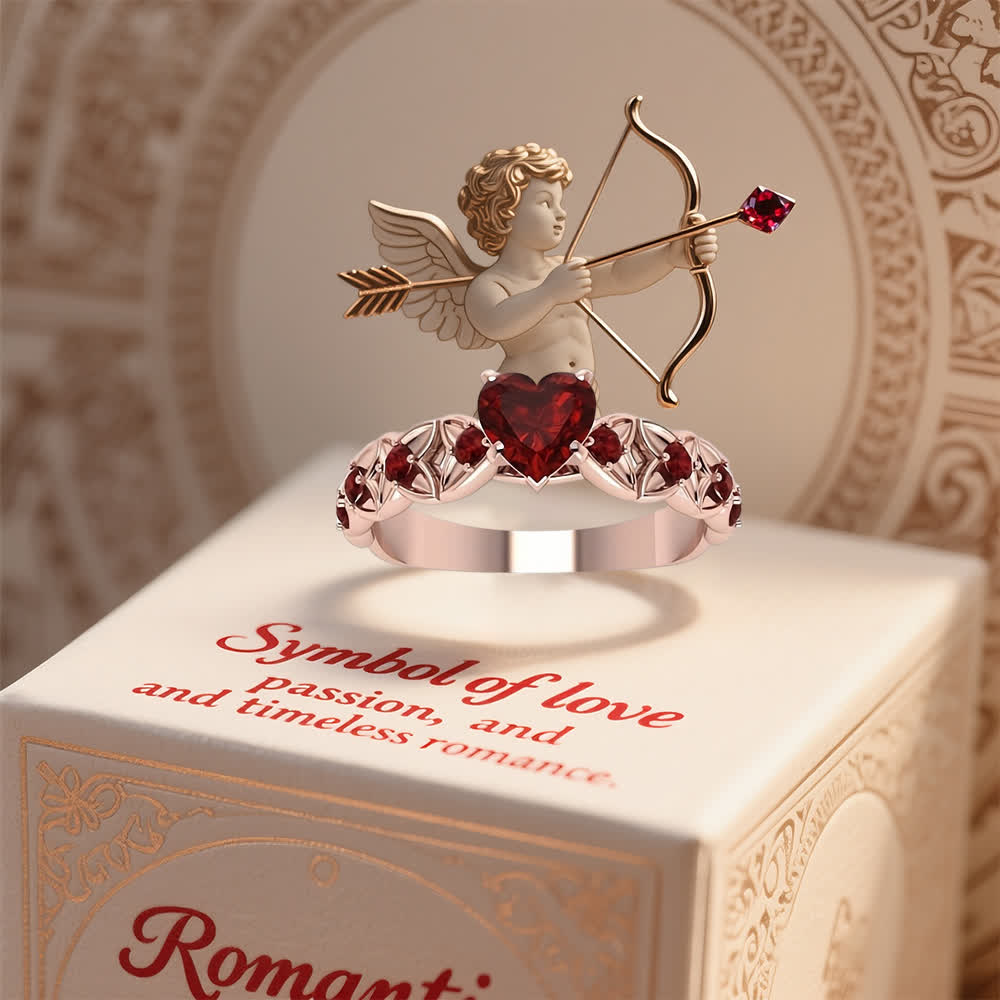 FREE Today: Garnet Heart Zircon Ring - image 3