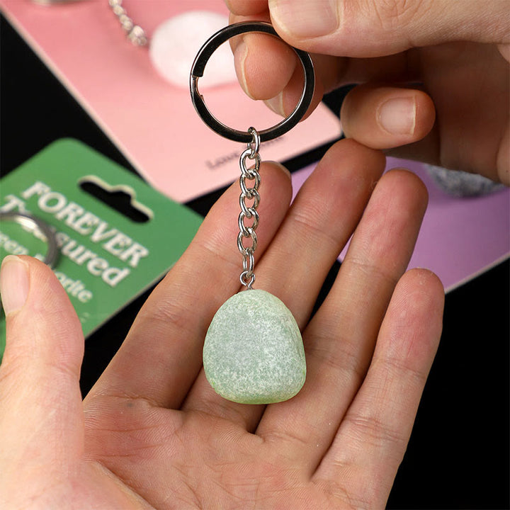 Olivenorma Natural Gemstone Keychains - Renewal & Love & Peace Themed - image 3