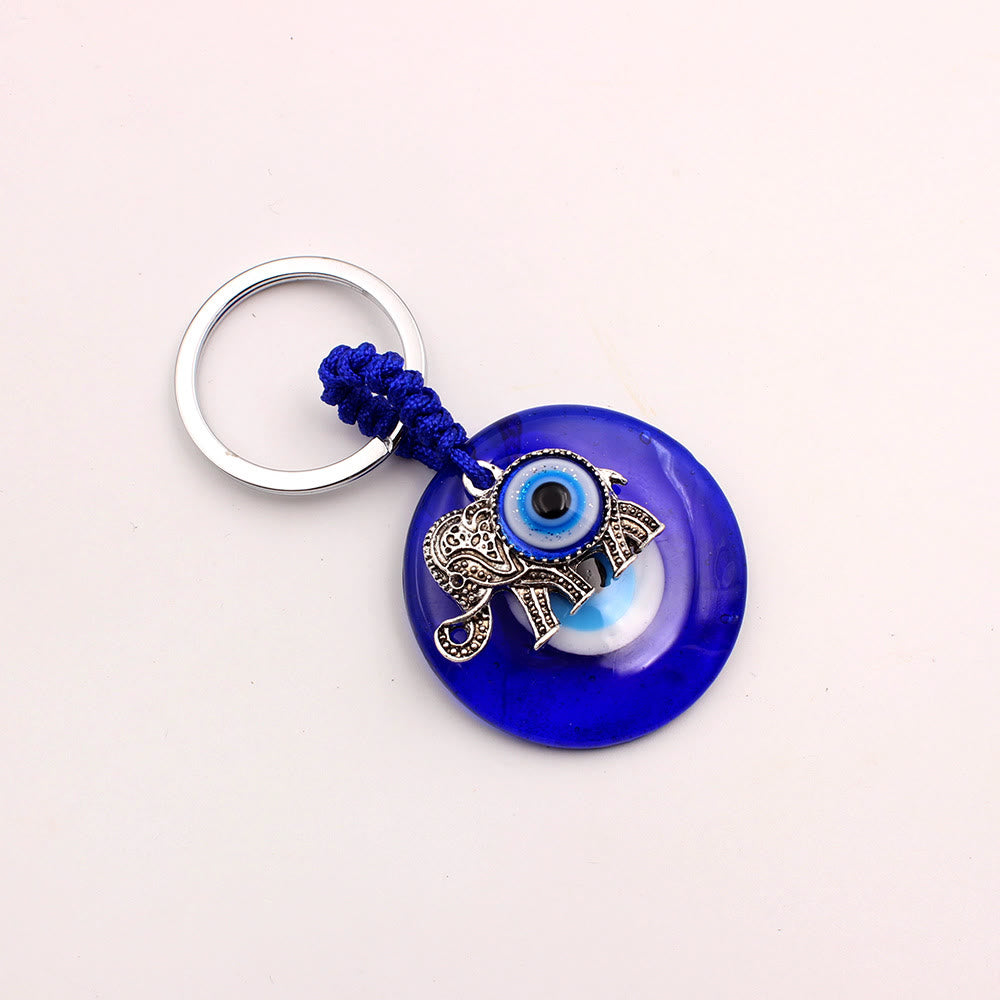 Olivenorma Blue Evil Eye Keychain with Diverse Decorative Charms - image 5