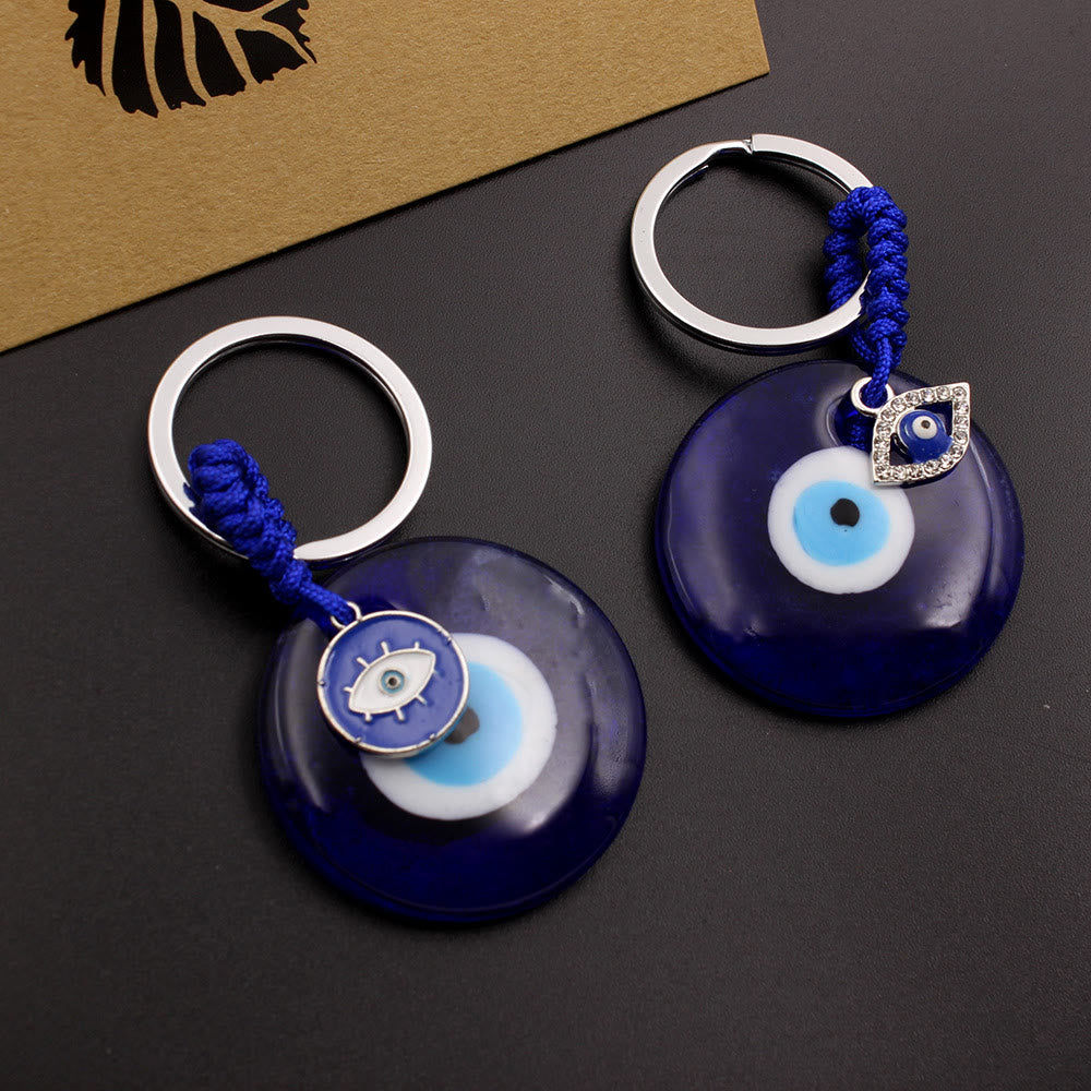 Olivenorma Blue Evil Eye Keychain with Diverse Decorative Charms - image 14