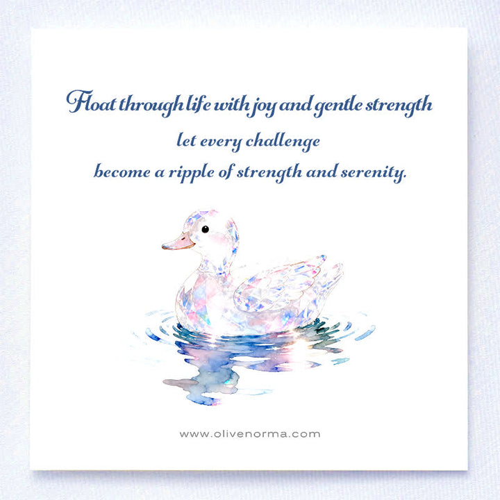 FREE Today: Natural Crystal Duck Gemstone Decoration - image 1