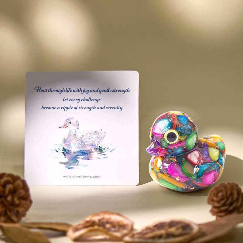 FREE Today: Natural Crystal Duck Gemstone Decoration - image 0