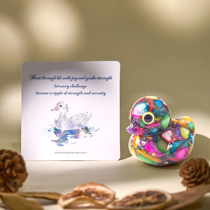 FREE Today: Natural Crystal Duck Gemstone Decoration - image 0