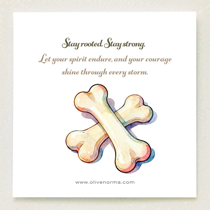 Olivenorma Guardian Spirit Crystal Bone Totem Gemstone Decoration - image 1