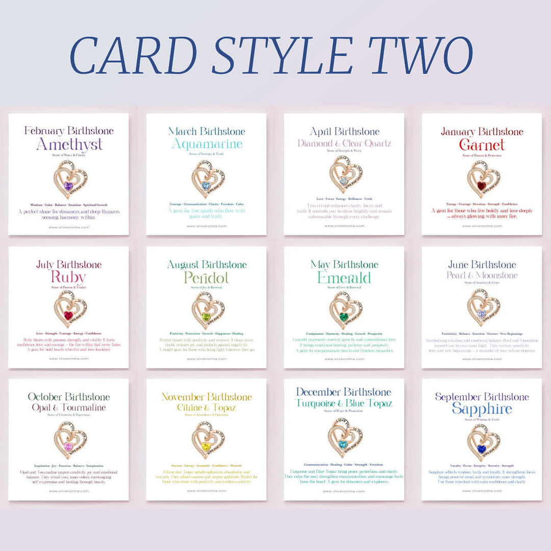 FREE Today: "I Love You to the Moon and Back" – Eternal Hearts Birthstone Necklace - image 5