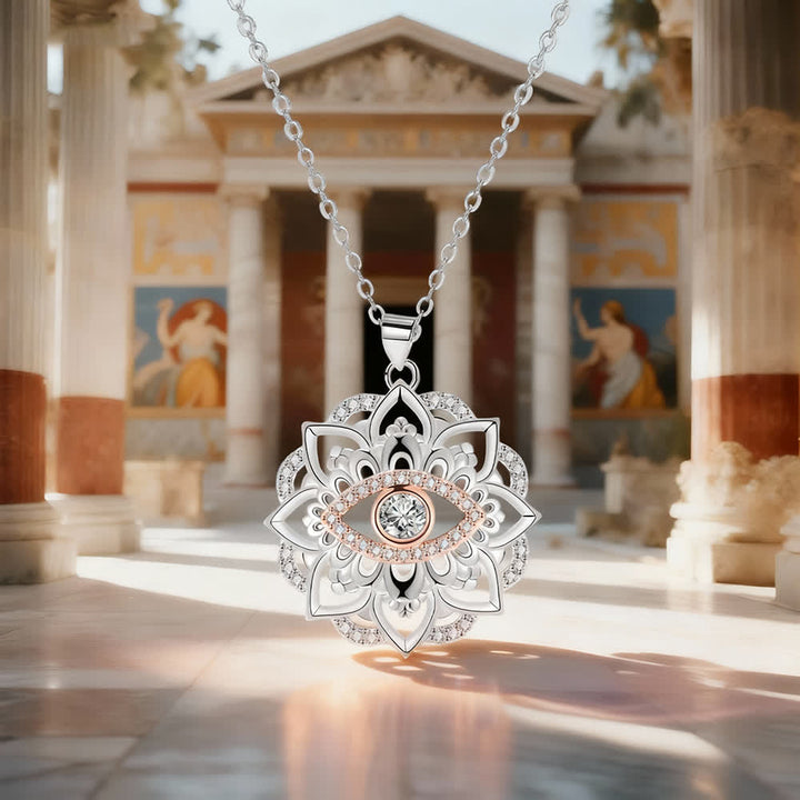 FREE Today: Guardian of Light and Serenity – Evil Eye Lotus Necklace - image 3