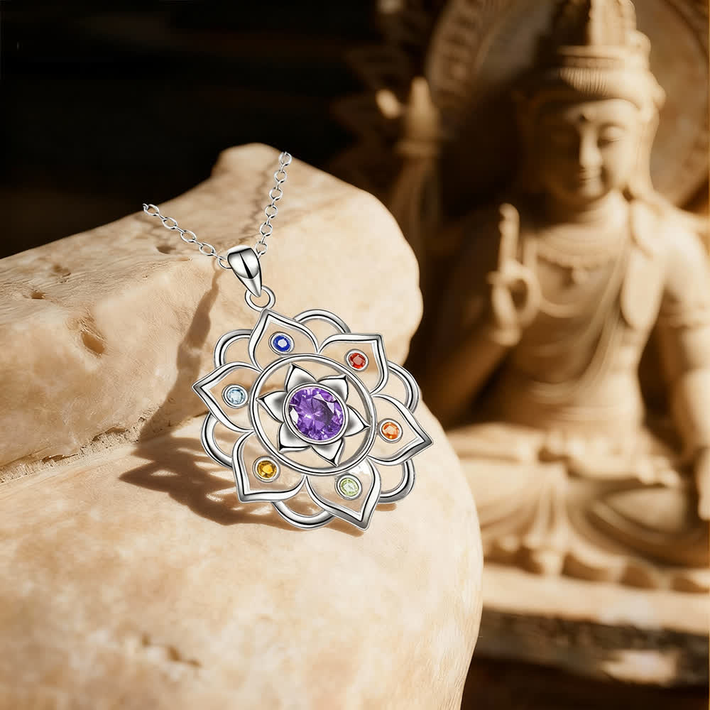 FREE Today: Energy in Bloom - Lotus Chakra Pendant Necklace - image 3