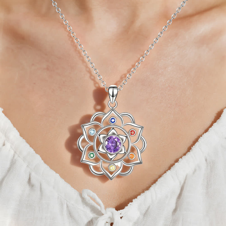 FREE Today: Energy in Bloom - Lotus Chakra Pendant Necklace - image 1