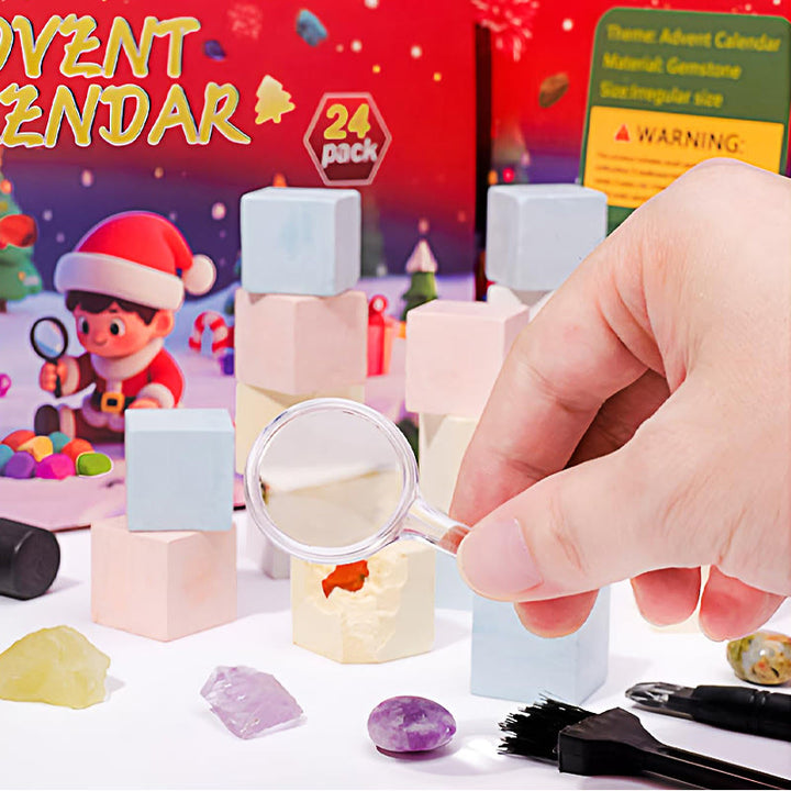 Olivenorma  24 Days of Natural Raw Gemstone Surprises 2025 Crystal Advent Calendar - image 9