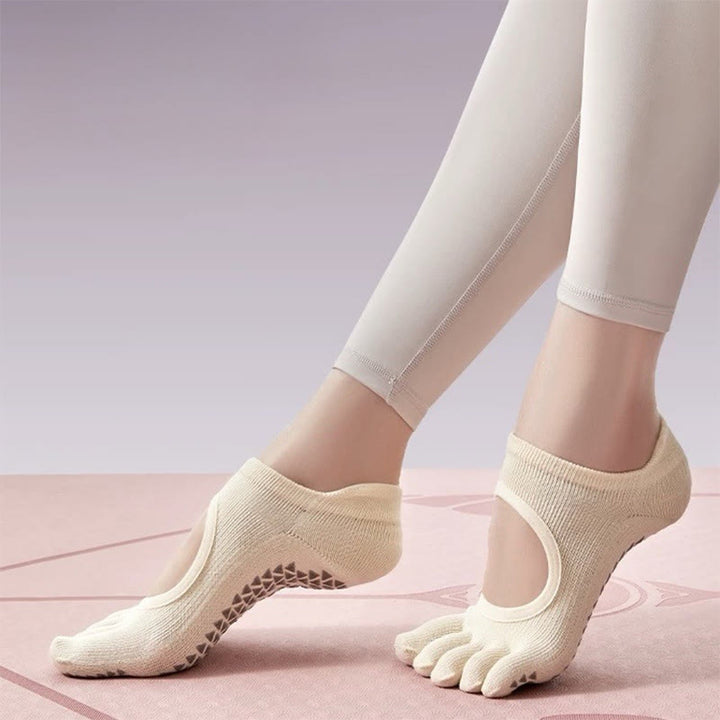 Olivenorma Five Toe Non-Slip Open-Top Yoga Socks - image 16