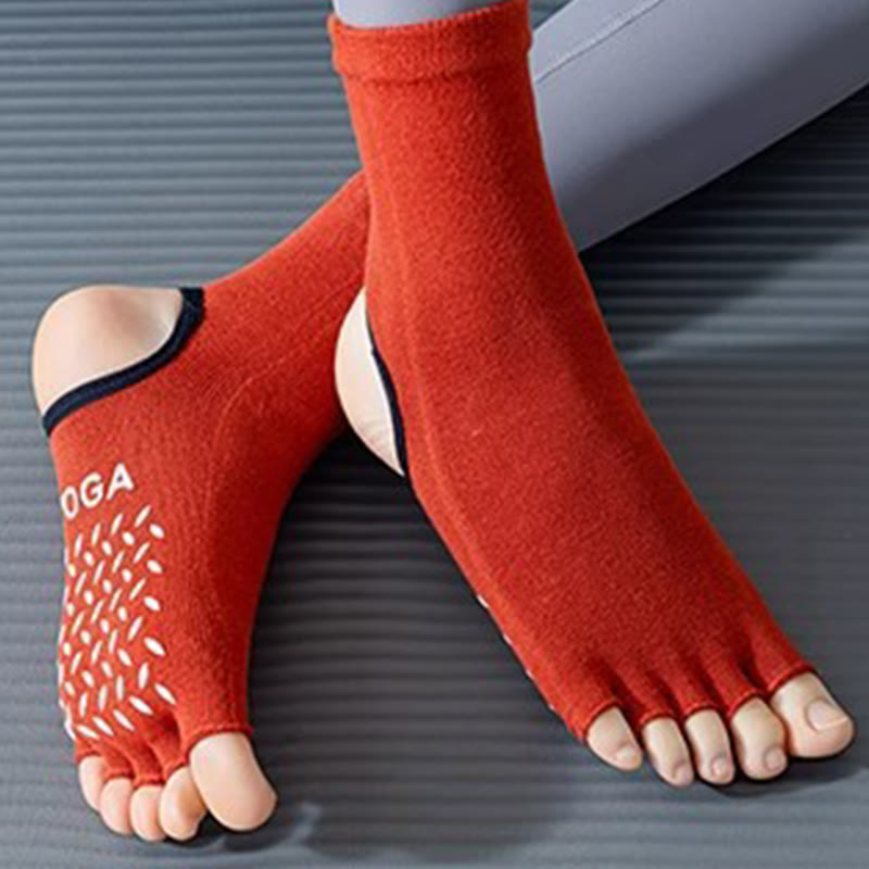 Olivenorma Women´s Open-Toe Non-Slip Five-Toe Yoga Socks - image 11