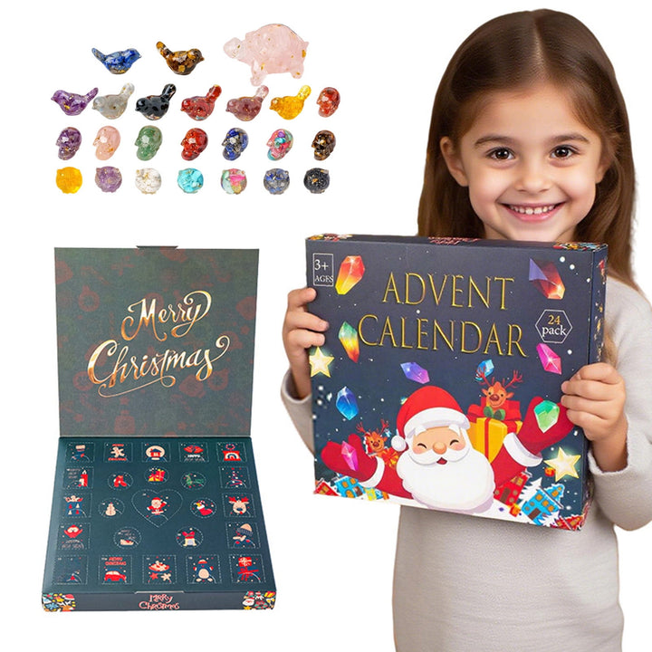 Olivenorma Green Resin Mystery Box 2025 Crystal Advent Calendar - image 0