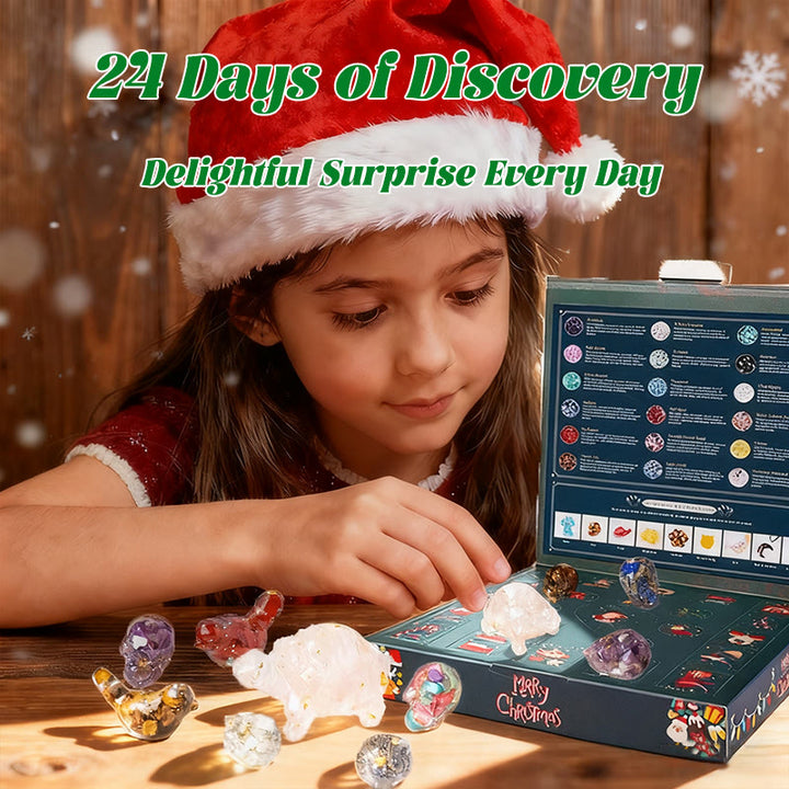 Olivenorma Green Resin Mystery Box 2026 Crystal Advent Calendar - image 2
