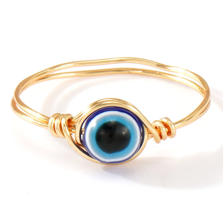 FREE Today: Natural Crystal Stone Elegant Women´s Rings - Blue Evil Eye - Round Bead Style - image 41