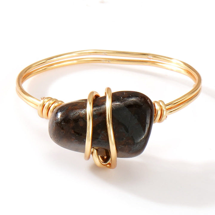 FREE Today: Natural Crystal Stone Elegant Women´s Rings - Tiger Eye - Chip Style - image 23
