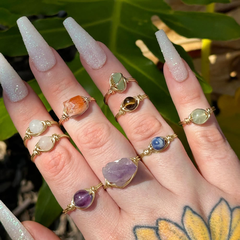 FREE Today: Natural Crystal Stone Elegant Women´s Rings - image 1