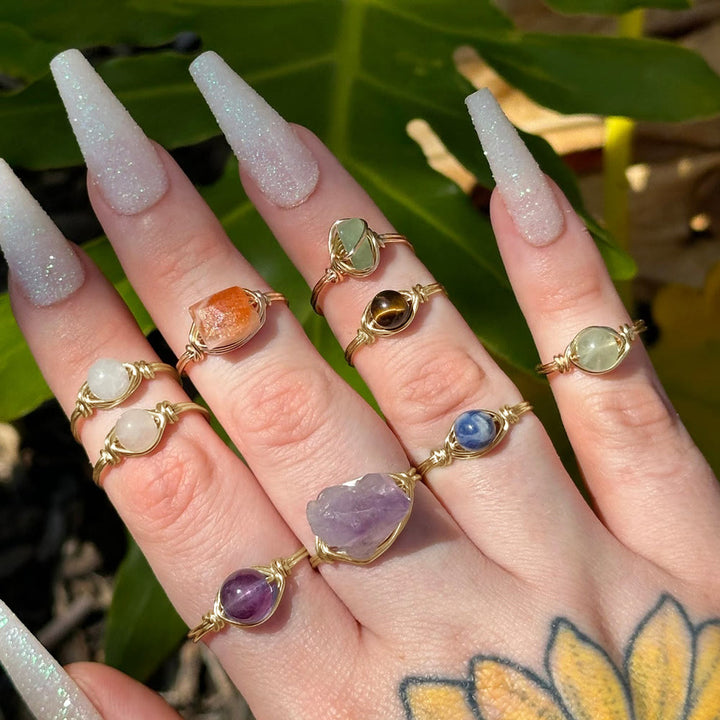 FREE Today: Natural Crystal Stone Elegant Women´s Rings - image 1