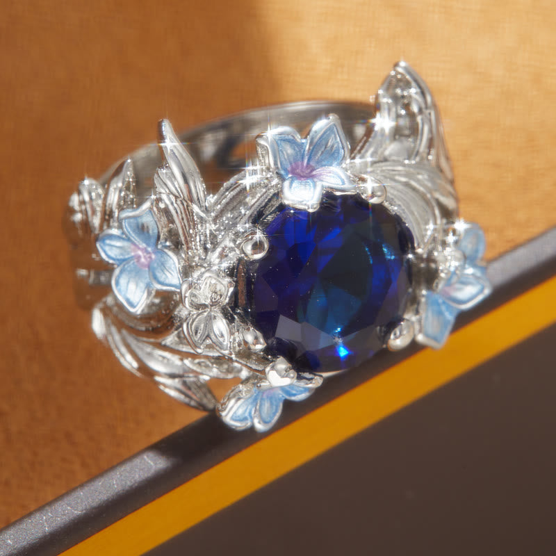 FREE Today: Alexandrite Elegant Iris Engagements Weddings Ring  - image 3