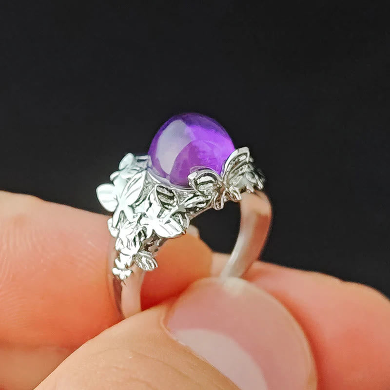FREE Today: Purple Stone Butterfly Cosplay Prop Adjustable Ring - image 2