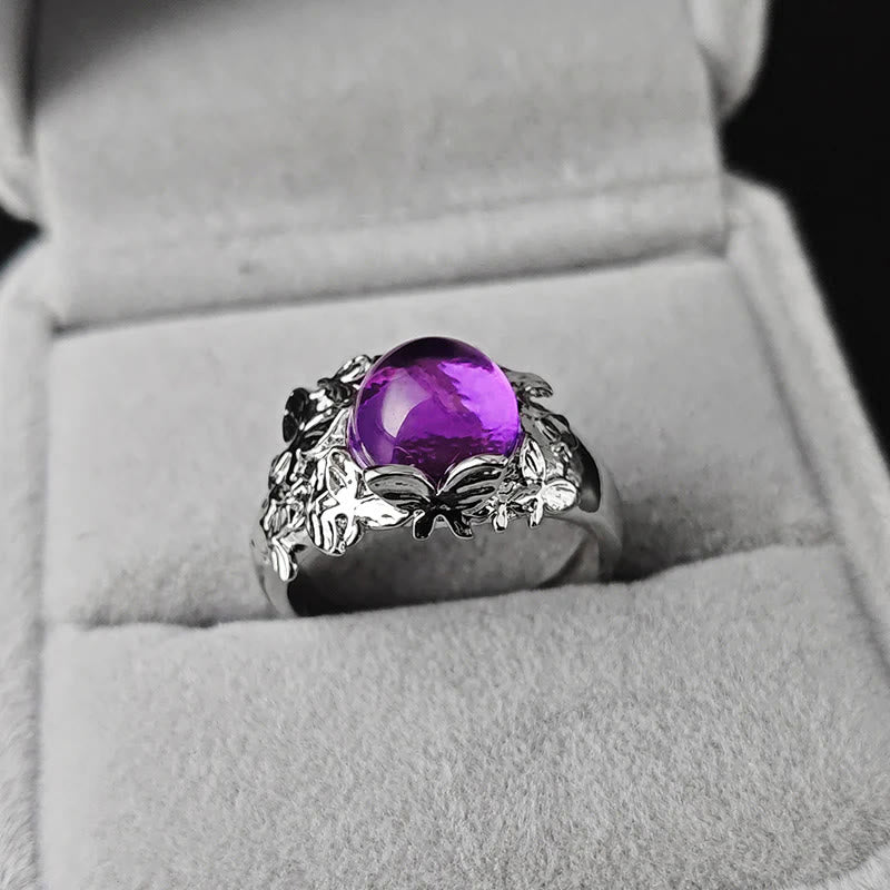 FREE Today: Purple Stone Butterfly Cosplay Prop Adjustable Ring - image 5