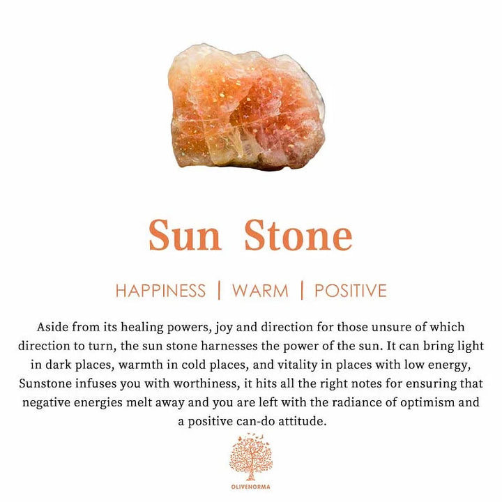 Olivenorma Sun Stone & Gold Rutilated Quartz Keychain Crystal Phone Strap - image 6