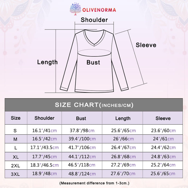 Olivenorma Funny Namaste Meditation Yoga Long Sleeve V-Neck T-Shirt - image 18