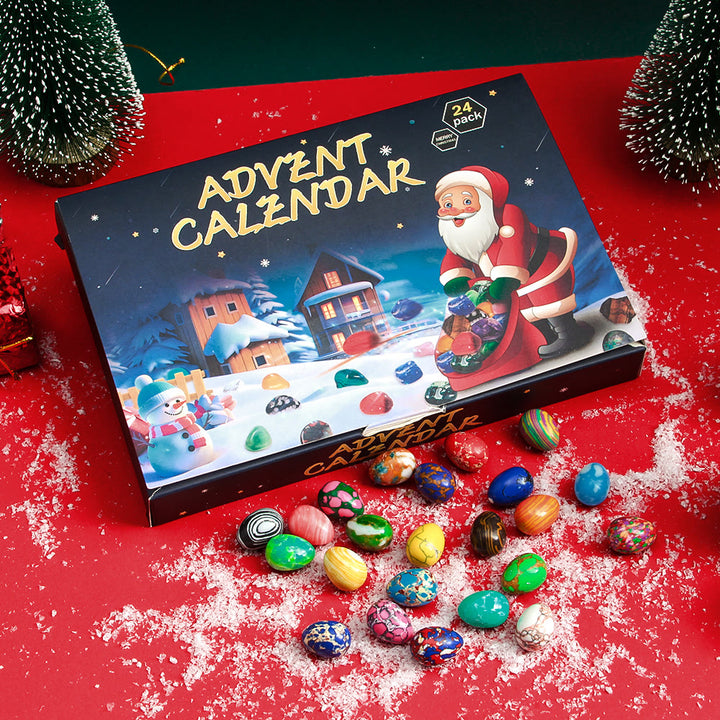 Olivenorma Children Crystal Natural Stone Advent Calendar Mystery Box - image 0