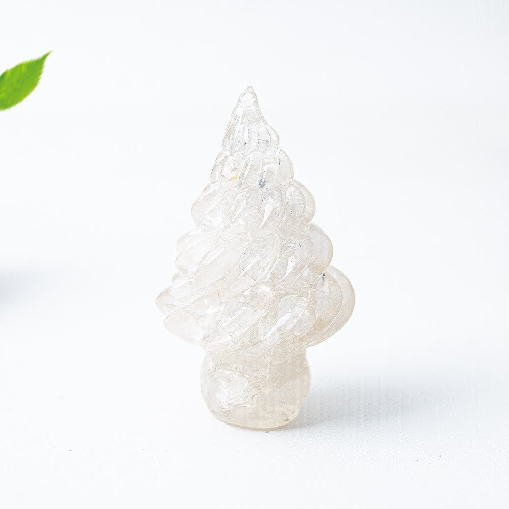 Olivenorma Christmas Crystal Tree Gemstone Decoration - Clear Crystal - image 1